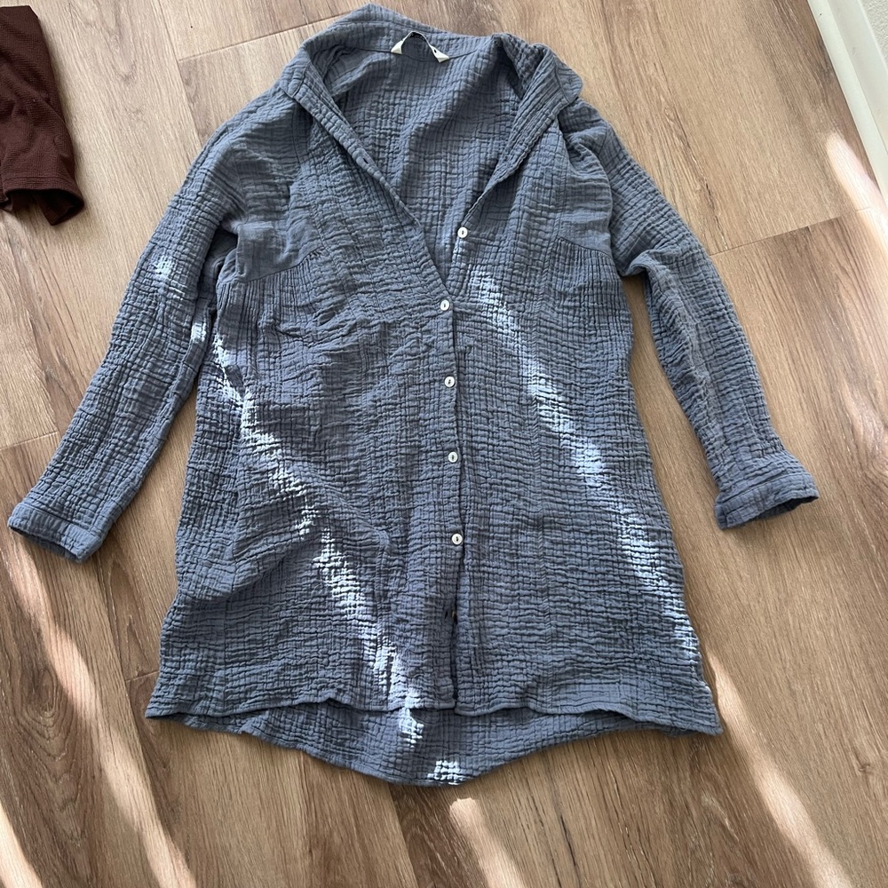 Zara Long Sleeve Muslin Dress